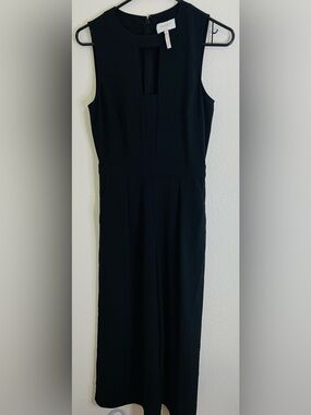 Laundry By Shelli Segal Black Sleeveless Midi Dress